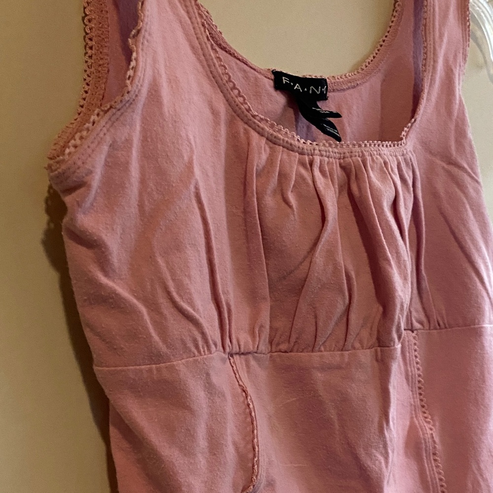Pink Women's Tank Top - Picture 3 of 4